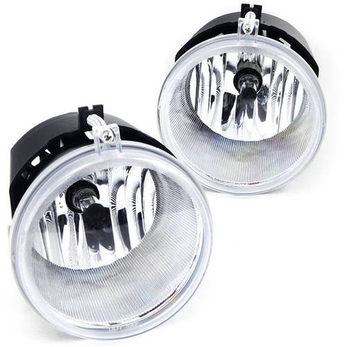 Fog Light For 0410 Jeep Grand Cherokee Clear Lens, Pair