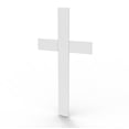 thumbnail image 2 of FixtureDisplays® Cross, Christian White Acrylic Plexiglass 1803-Cross, 2 of 2