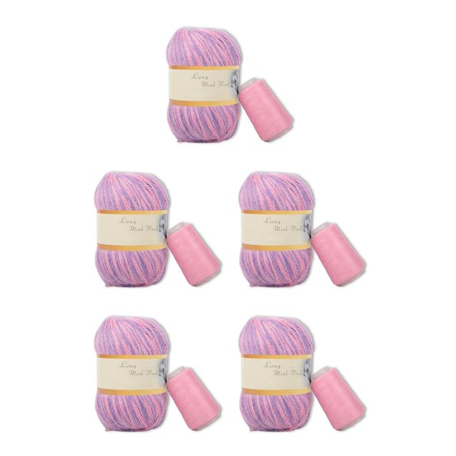Wosthever Knitting Lightweight Yarn Purses Crocheting Thread Beginners Weaving Accessories Scarf Cushion Blanket Supplies 86 5piezas