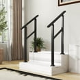thumbnail image 2 of Costway 1 PCS Handrail for Outdoor Steps with Flexible Angle Adjustment Installation Kit for Deck, 2 of 10