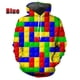 thumbnail image 5 of Sudadera con capucha para hombre con estampado 3D de bloques de construcción divertidos, estilo hip-hop callejero, para deportes al aire libre, informal y holgada, 5 of 5