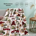 thumbnail image 6 of Christmas Gnome Blanket Gift for Boys Girls, Cute Christmas Throw Blanket Gifts for Teens Cookie Candy Decor Plush Soft Lightweight Flannel Fleece Christmas Tree Blankets for Sofa Bed 60x50In, 6 of 6