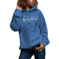 thumbnail image 3 of God Is Greater Than The Highs And Lows Sweatshirt Women Pullover Long Sleeve Graphic Top Hoodie Sweater Dresses for Women Womens Sweatshirts Hoodies Oversized Womens Hoodies Sweatshirt Large Hooded, 3 of 4