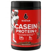Six Star Casein Protein Powder Plus, 24g Protein, Triple Chocolate, 2 lbs, 23 Servings