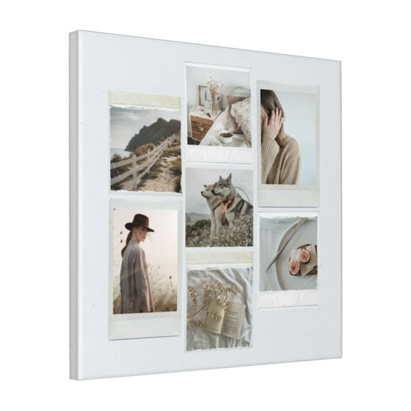 Custom Canvas Prints Olds Personalized Photo Image Collage DIY Framed Kit Wall Art Picture Room Decor 18x18 inch