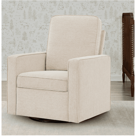 Delta Children Noah Upholstered Swivel Glider