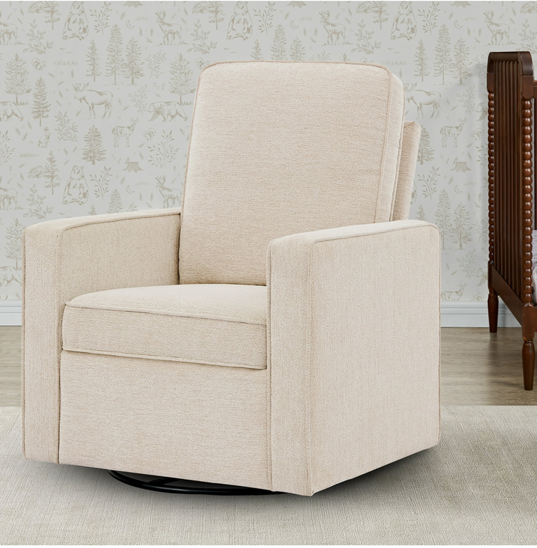 Delta Children Noah Upholstered Swivel Glider photo 1