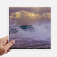 thumbnail image 1 of Ocean Sea Wave Spray Science Nature Picture Sticker Tags Wall Picture Laptop Decal Self adhesive, 1 of 1