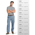 thumbnail image 5 of Tapata Men's Relaxed Fit Cargo Jeans Elastic Waist 6 Pockets Straight Leg Work Utility Pants, 5 of 6