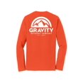 thumbnail image 2 of Gravity Outdoor Co. Chemise à Manches Longues - Orange - Logo Blanc - 3TG, 2 of 2