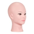 thumbnail image 4 of New Female Bald Mannequin Head Manikin Stand Cosmetology Practice Training Color 01, 4 of 10