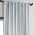 thumbnail image 5 of Half Price Drapes Aquarius Blue Heritage Plush Velvet Room Darkening Curtains (1 Panel), 50W X 108L, 5 of 12