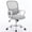 Gray/Fixed Handrail, variant on Alvantor 30" Tall Office Chair with Adjustable Footrest, Ergonomic Drafting Chair for Standing Desk, Black/Gray/Pink