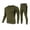 Army Green, variant on Dagugfen Workout Sets for Men Long Sleeve Shirts Athletic Pants Tight Running Training Sports Gym Outfits