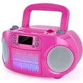 thumbnail image 1 of Reproductor de CD Boombox HPlay GC09 para niños con carga superior Bluetooth, rosa, 1 of 6