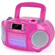 thumbnail image 1 of Reproductor de CD Boombox HPlay GC09 para niños con carga superior Bluetooth, rosa, 1 of 6