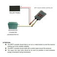 thumbnail image 2 of TFixol 200W/300W/400W (Optional) MPPT Step-down Real-time Tracking Solar Battery Recharging Controller LED Display 10~30V Output Voltage Adjustable Dustproof Waterproof, 2 of 7