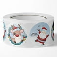 thumbnail image 4 of 500pcs/roll Christmas Sticker 1.5inch Labels Paper Waterproof Self-adhesive Round Package Sealed, 4 of 5