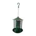 thumbnail image 2 of comedero para pájaros,Alimentador de aves para pájaros colgantes de metal alimentando a pájaros,ardilla de servicio pesado a prueba de masticación verde,al aire libre a prueba de lluvia, 2 of 8