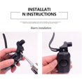 thumbnail image 4 of Advancent Alarma de bicicleta Alarma de antirrobo inalámbrica con control remoto Carga USB Sistema de seguridad de bicicleta Ciclismo, 4 of 6