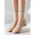 thumbnail image 3 of Deago 12 Pairs Women's Sheer Ruffle Socks Nude Stocking Summer Ultra Thin Cool See Through Silk Ankle Socks for Women, 3 of 8