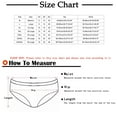 thumbnail image 4 of Fesfesfes Women Plus Briefs Cotton Underpant Low Waist Lifting ButtocksTriangular Underwear For Women, 4 of 7