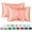 Blush, variant on 2 Pack Silk Satin Pillowcase Silky Pillow Cases For Hair And Skin Cushion Cover