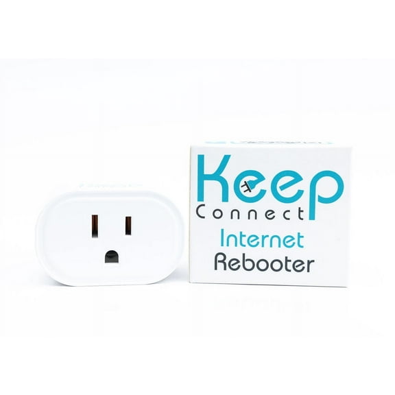 Keep Connect Router Wi-Fi Reset Device. Automatic Internet Router and Modem Rebooter. Sends SMS or Email Notifications