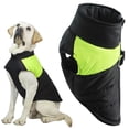 thumbnail image 2 of LGCASL Waterproof, Warm, and Thick Dog Coat Dogs Warm Windproof Coats Warm Vest Coat for Small & Medium Dogs Pet Dogs Jacket for Winter (Green, L), 2 of 4