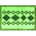 thumbnail image 1 of Ahgly Company Indoor Rectangle Southwestern Green Country Area Rugs, 2' x 4', 1 of 1