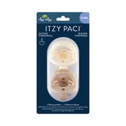 Itzy Ritzy Silicone Pacifier Set of 2 Toast and Buttercream