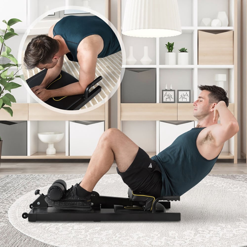 Resenkos 8-in-1 Home Gym Machine - Multifunctional for Squats & Fitness, Space-Saving, Ideal for Home Workouts, Black