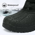 thumbnail image 6 of Men's Waterproof Hiking Winter Snow Boots Insulated Fur Liner Lightweight Outdoor Tall Boots, 6 of 7