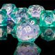 thumbnail image 4 of Dados de borde afilado dnd, dados D20 d & d, juego de dados de galaxia, mazmorras y dragones, núcleo líquido, 4 of 4