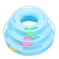 thumbnail image 2 of Cat Tracks Toys, Puzzle Cat Toy Ball Towers Firm 3  Fun  For Huning Chasing Exercising Blue, 2 of 8