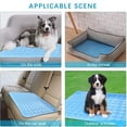 thumbnail image 3 of Big Pet Ice Silk Pad Dog Cat Pad Cool Pad Cooling Supplies Car Seat Pet Diaper Mat Machine Washable Summer Breathable Cool Down ShopWise Round, 3 of 10