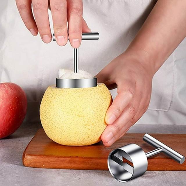 TIMIFIS Fruit Core Pitter Remover Core Separator Multi-Function Stainless Steel Core Coring Cutter Fruit Core Pitter Remover Separator for Kitchen Kitchen Appliances