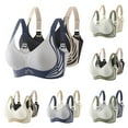 thumbnail image 2 of 2PC Women Seamless Wireless Bras Breathable Casual Comfortable Support Full Coverage Bra Lightweight Stretch Soft Everyday Bralettes, 2 of 4