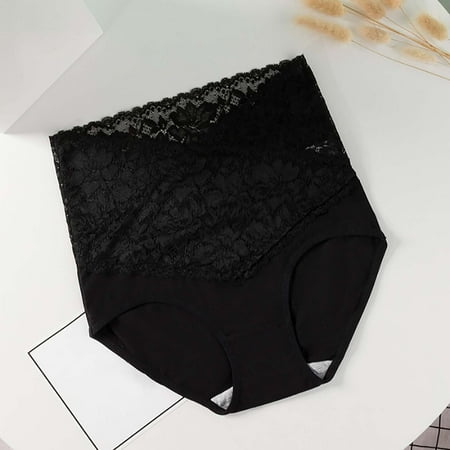 

TANGNADE Underwear Women 100% Cotton Sexy Lace Traceless Abdominal And Hip Lifting Briefs
