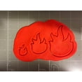 thumbnail image 4 of Fire Flame Cookie Cutter (4 Inch)- Fast Shipping - Sharp Edges - Exceptional Quality, 4 of 5