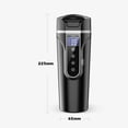 thumbnail image 1 of Heaters Vehicle Heated Water Cup Electric Kettle Heat Preservation 12.0V Car 24V Truck Household Vehicle Water Heaters Small Electrical Appliances LCD Display Kettle, 1 of 7