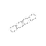 Genuine OE Nissan Engine Intake Manifold Gasket - 110D2-6CA0A