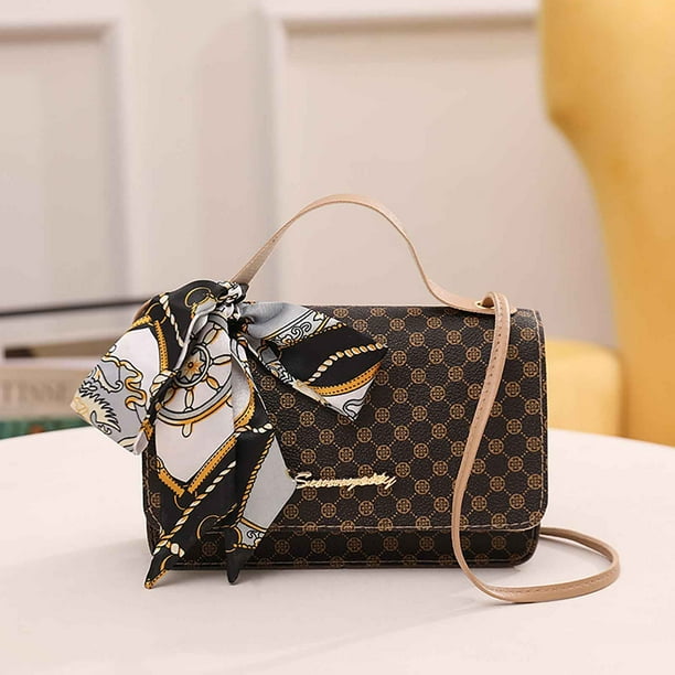 Bolso bandolera de un solo hombro para mujer | Bolso de piel de gran capacidad con múltiples compartimentos | Bolso de mano para el trabajo, viajes y uso diario