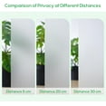 thumbnail image 6 of FOINWER Window Privacy Film Frosted Film 35.4x78.7 inches No Glue Anti-UV Window Sticker White Frosted Window Cling Non-Adhesive for Privacy Office Home, Bathroom, 6 of 12