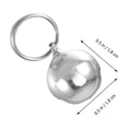 thumbnail image 2 of HINTRMENT 10pcs Puppy Training Bell Silver Metal Cat Collar Bell for Daily Use, 2 of 8