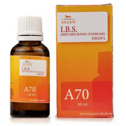 Allen A70 Irritable Bowel Syndrome (IBS) Drops (30ml)
