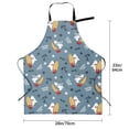 thumbnail image 5 of Lsque Surf Shark Waterproof Apron Chef Aprons for Men Heavy Duty Chemical Work Apron Extra Long Grilling Aprons with Adjustable Bib Apron, 5 of 9