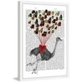 thumbnail image 2 of Marmont Hill "Ostrich and Butterflies" Framed Painting Print, 2 of 6
