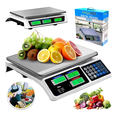 thumbnail image 2 of Báscula Comercial Digital Raganet HG011 40kg  34x33cm Belug, Blanco, 2 of 5