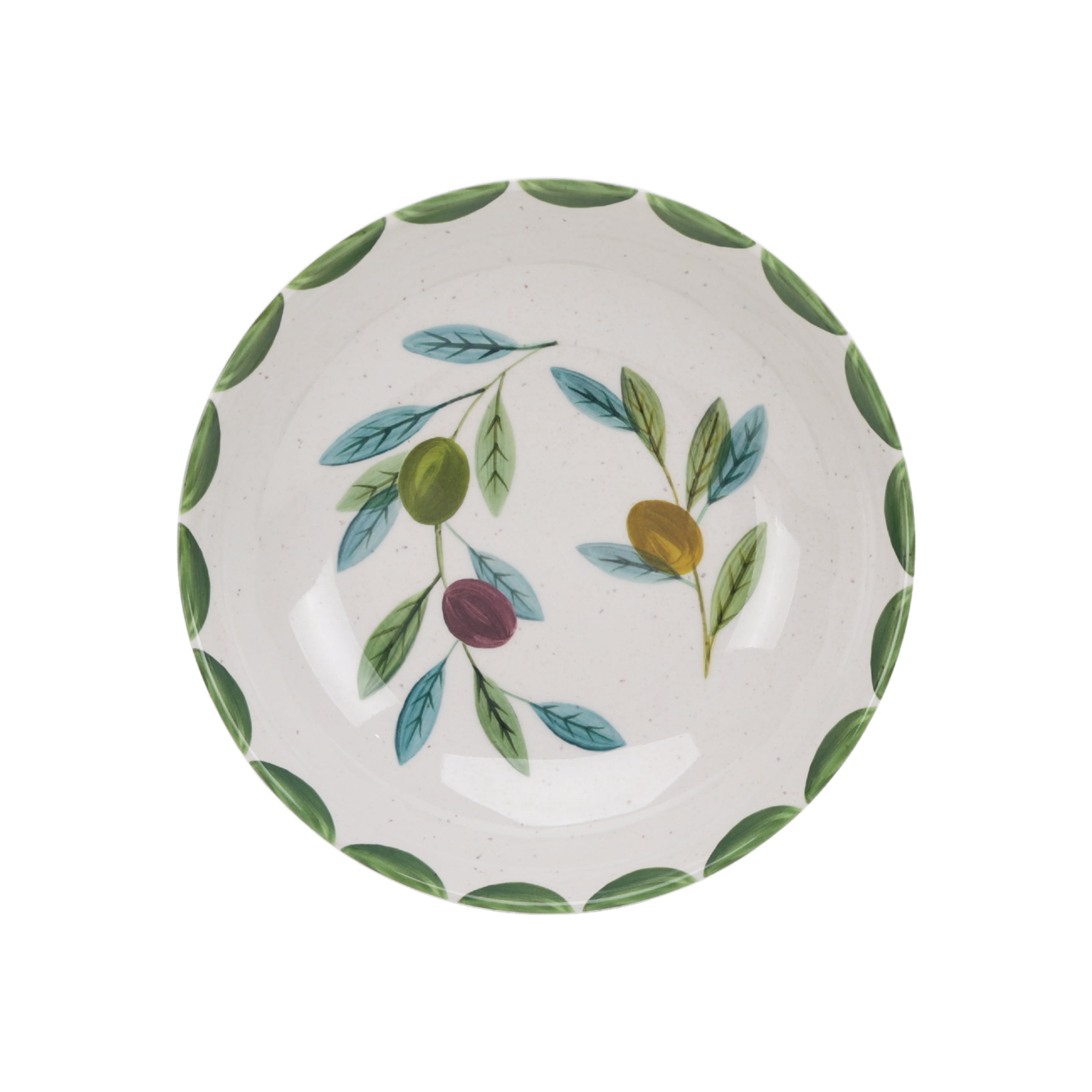 Better Homes & Gardens 4-Pack Olive Color Dinner Bowls, Durable & Stylish